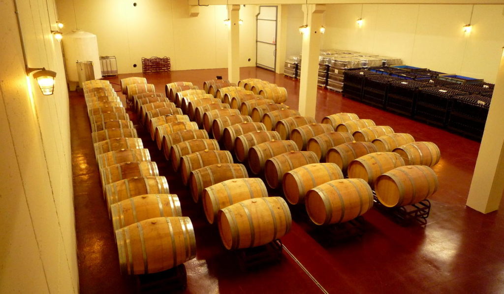 Bodegas Alcasor, Sala de crianza